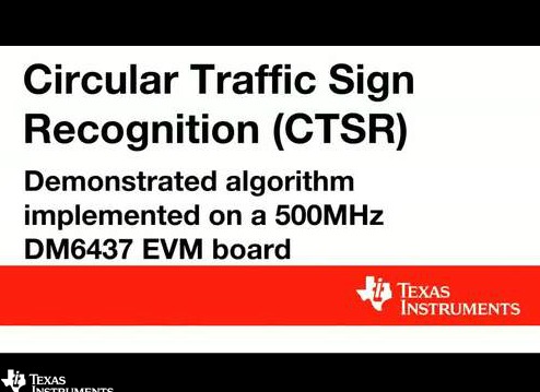 CircularTrafficSignRecognition