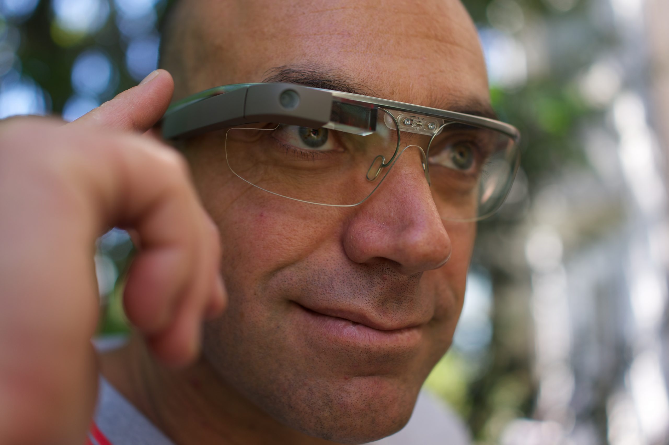 Google Glass control