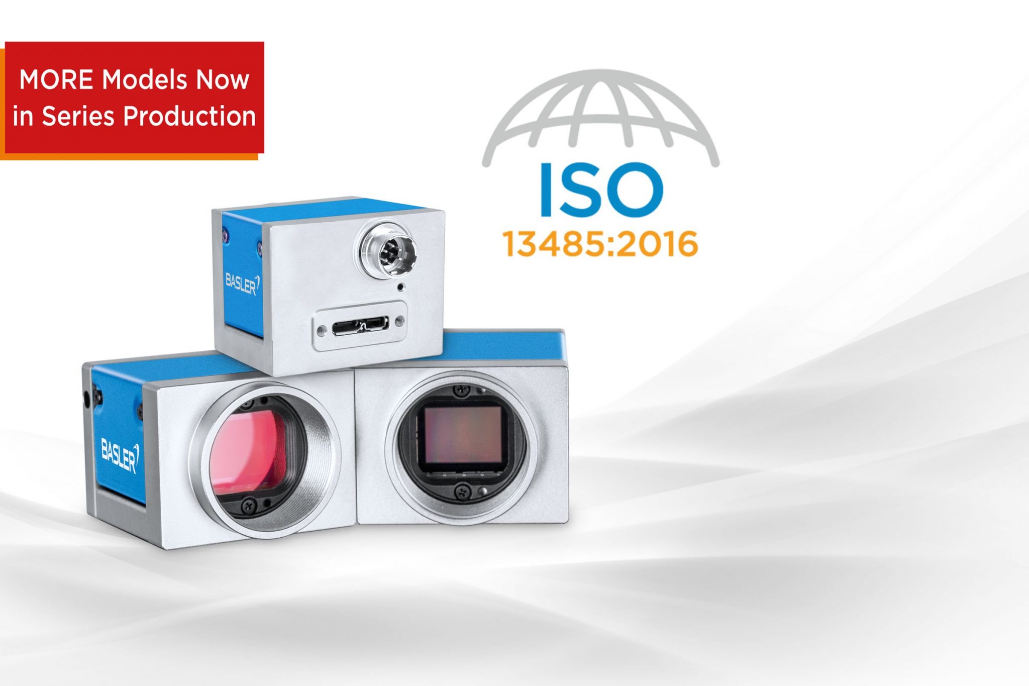 Now Even More Models in Series Basler MED ace USB 3.0 Cameras with 9