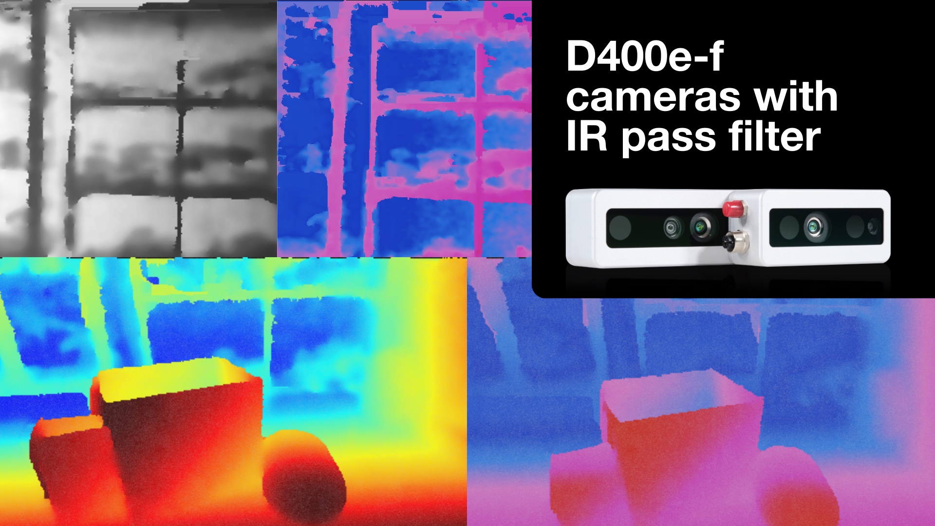 FRAMOS Adds IR Pass Filter to D400e-f Stereo Depth Camera Series