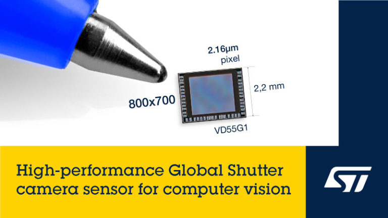 STMicroelectronics Reveals a New Global-shutter Image Sensor That ...
