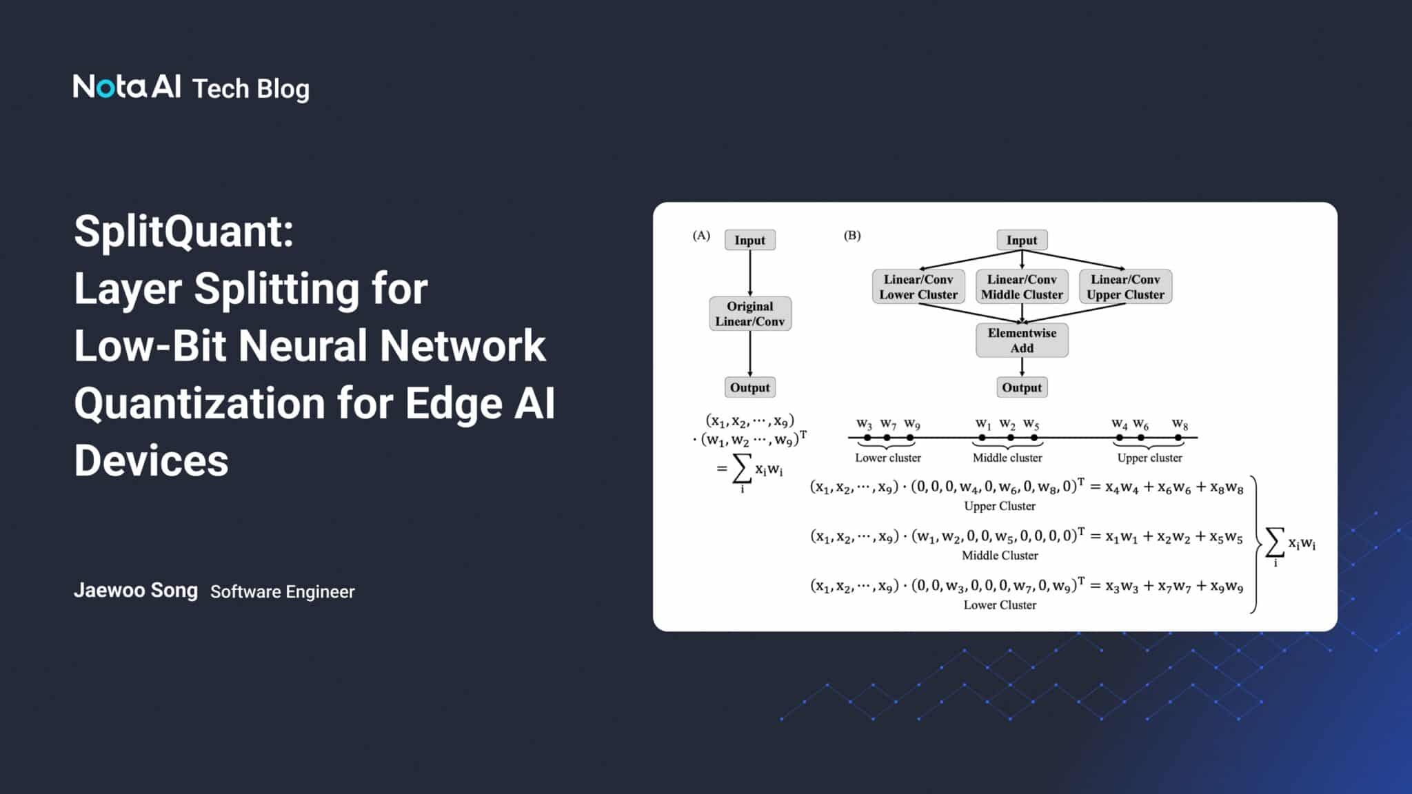 SplitQuant: Layer Splitting for Low-bit Neural Network Quantization for ...